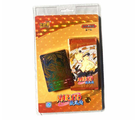 Blister Naruto Kayou 5 Yuan T3W2 4 Boosters + 1 Carte LR promo ! 21 Cartes  à collectionner - Kayou